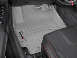 Hyundai Veloster FloorLiner - Front - WeatherTech - DigitalFit - Grey - `19-`27