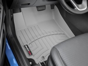 Hyundai Kona Floor Mats - Front - WeatherTech - DigitalFit - Grey - `18-`27