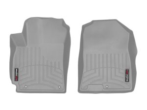 Hyundai Kona Floor Mats - Front - WeatherTech - DigitalFit - Grey - `18-`27