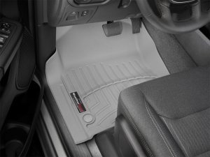 Dodge Ram FloorLiner - Front - WeatherTech - DigitalFit - Grey - `19-`27