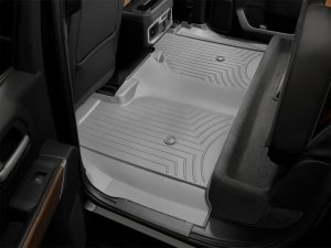 Chevrolet Silverado 1500 FloorLiner - Rear - WeatherTech - FloorLiner DigitalFit - Grey - `19-`27