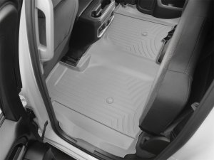 Chevrolet Silverado 1500 FloorLiner - Rear - WeatherTech - DigitalFit - Grey - `19-`27