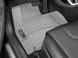 Hyundai Santa Fe FloorLiner - Front - WeatherTech - DigitalFit - Grey - `19-`27