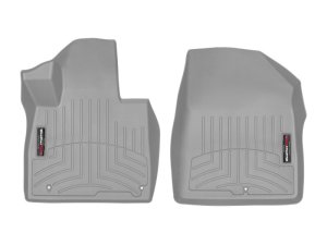 Hyundai Santa Fe FloorLiner - Front - WeatherTech - DigitalFit - Grey - `19-`27