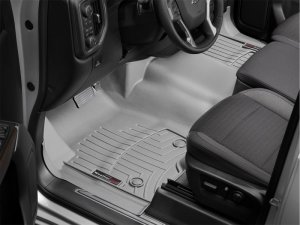 Chevrolet Silverado 1500 FloorLiner - Front - WeatherTech - DigitalFit - Grey - `19-`27