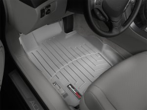 Acura TL FloorLiner - Front - WeatherTech - DigitalFit - Grey - `04-`08