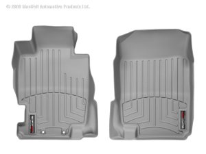 Acura TL FloorLiner - Front - WeatherTech - DigitalFit - Grey - `04-`08