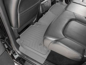 Infiniti QX80 Floor Mats - Rear - WeatherTech - FloorLiner HP - Grey - `19-`24