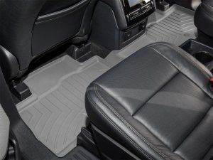 Lincoln Aviator Floor Mat Set - Rear - WeatherTech - FloorLiner HP - Grey - `20-`26