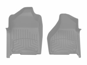 Dodge Ram Floor Mat Set - Front - WeatherTech - FloorLiner HP - Grey - `19-`26 Dodge Ram Floor Mat Set - Front - WeatherTech - FloorLiner HP - Grey - `19-`26