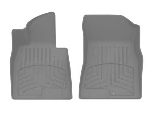 Hyundai Sonata Floor Mat Set - Front - WeatherTech - FloorLiner HP - Grey - `20-`27