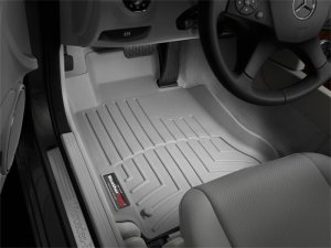 Mercedes-Benz C-Class FloorLiner - Front - WeatherTech - DigitalFit - Grey - `08-`13