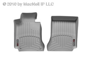 Mercedes-Benz C-Class FloorLiner - Front - WeatherTech - DigitalFit - Grey - `08-`13 Mercedes-Benz C-Class FloorLiner - Front - WeatherTech - DigitalFit - Grey - `08-`13