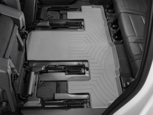 Cadillac Escalade ESV Floor Mats - Rear - WeatherTech - FloorLiner DigitalFit - Grey - `21-`27