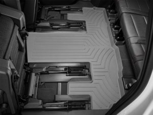 Chevrolet Suburban Floor Mat Set - Rear - WeatherTech - FloorLiner HP - Grey - `21-`27