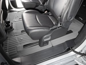 Toyota Sienna Floor Mat Set - Rear - WeatherTech - FloorLiner HP - Grey - `21-`26