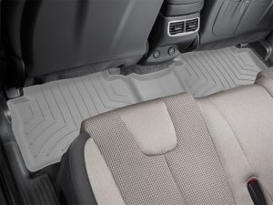 Hyundai Santa Fe Floor Mat - Rear - WeatherTech - FloorLiner HP - Grey - `21-`27
