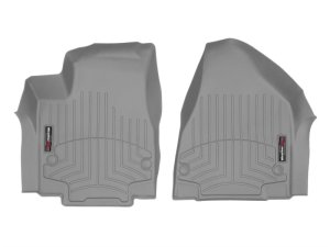 Chrysler Pacifica FloorLiner - Front - WeatherTech - DigitalFit - Grey - `21-`27