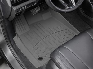 Acura MDX Floor Mat Set - Front - WeatherTech - FloorLiner HP - Grey - `22-`25