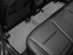 Hyundai Tucson Hybrid Floor Mats - Rear - WeatherTech - FloorLiner HP - Grey - `22-`24