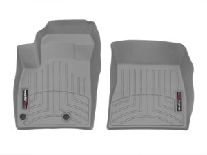 Mitsubishi Outlander FloorLiner - Front - WeatherTech - DigitalFit - Grey - `22-`27 Mitsubishi Outlander FloorLiner - Front - WeatherTech - DigitalFit - Grey - `22-`27