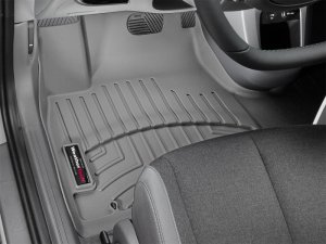 Hyundai Ioniq 5 FloorLiner - Front - WeatherTech - DigitalFit - Grey - `22-`27