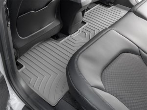 Kia EV6 Floor Mats - Rear - WeatherTech - FloorLiner HP - Grey - `22-`25