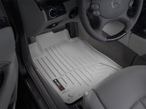 Mercedes-Benz E320 FloorLiner - Front - WeatherTech - DigitalFit - Grey - `03-`09