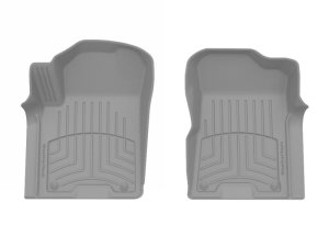 Nissan Armada Floor Mat Set - Front - WeatherTech - FloorLiner HP - Grey - `19-`24