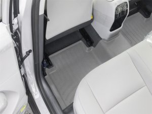 Hyundai Kona Floor Mat Set - Rear - WeatherTech - FloorLiner HP - Grey - `24-`26