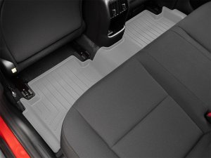 Hyundai Kona Floor Mat Set - Rear - WeatherTech - FloorLiner HP - Grey - `24-`26