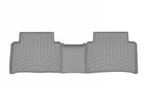 Hyundai Santa Fe Floor Mat Set - Rear - WeatherTech - FloorLiner HP - Grey - `24-`25