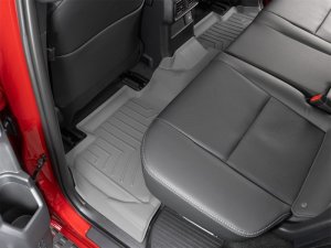 Toyota 4Runner Floor Mat Set - Rear - WeatherTech - FloorLiner HP - Grey - `25-`26