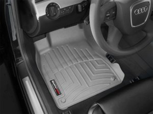 Audi A4 FloorLiner - Front - WeatherTech - DigitalFit - Grey - `02-`08