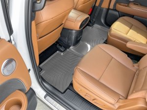 Hyundai Palisade FloorLiner - Rear - WeatherTech - FloorLiner DigitalFit - Grey - 2026+