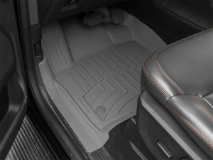 Ford Expedition Floor Mat Set - Front - WeatherTech - FloorLiner HP - Grey - `25-`26