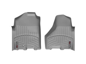 Dodge Ram 3500 FloorLiner - Front - WeatherTech - DigitalFit - Grey - `10-`13