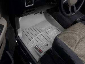 Dodge Ram 3500 FloorLiner - Front - WeatherTech - DigitalFit - Grey - `10-`13