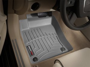 Audi A8L FloorLiner - Front - WeatherTech - DigitalFit - Grey - `06-`10 Audi A8L FloorLiner - Front - WeatherTech - DigitalFit - Grey - `06-`10
