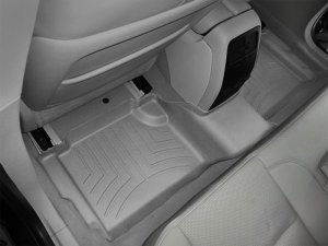 Lincoln MKS FloorLiner - Rear - WeatherTech - DigitalFit - Grey - `08-`12