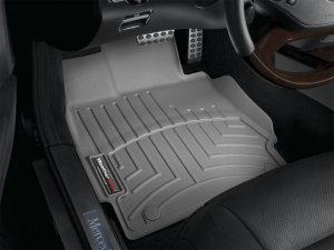 Mercedes-Benz S-Class FloorLiner - Front - WeatherTech - DigitalFit - Grey - `07-`13