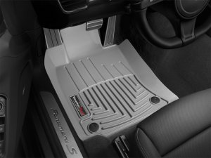 Porsche Panamera FloorLiner - Front - WeatherTech - DigitalFit - Grey - `10-`27 Porsche Panamera FloorLiner - Front - WeatherTech - DigitalFit - Grey - `10-`27
