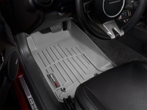 Chevrolet Camaro FloorLiner - Front - WeatherTech - DigitalFit - Grey - `10-`27