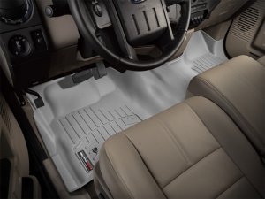Ford SuperDuty FloorLiner - Front - WeatherTech - DigitalFit - Grey - `08-`10 Ford SuperDuty FloorLiner - Front - WeatherTech - DigitalFit - Grey - `08-`10