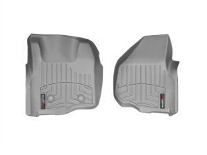 Ford F450 FloorLiner - Front - WeatherTech - DigitalFit - Grey - `11-`27
