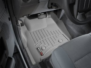 Ford F450 FloorLiner - Front - WeatherTech - DigitalFit - Grey - `11-`27