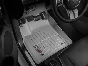 Dodge Durango FloorLiner - Front - WeatherTech - DigitalFit - Grey - `11-`27