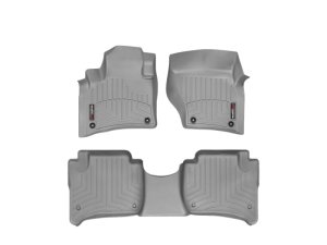 Porsche Cayenne FloorLiner - Front - WeatherTech - DigitalFit - Grey - `11-`27
