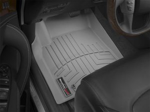Infiniti QX56 FloorLiner - Front - WeatherTech - DigitalFit - Grey - `11-`13