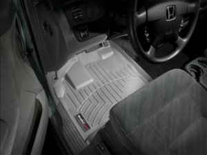 Honda Odyssey FloorLiner - Front - WeatherTech - DigitalFit - Grey - `99-`04